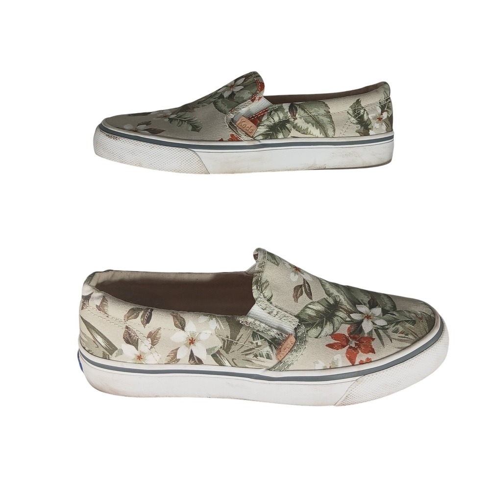Keds Floral Print Slip On Casual Comfort Sneakers Women's Size 7